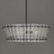 Ruche 4 Light 29.75 inch Bronze Chandelier Ceiling Light in Clear
