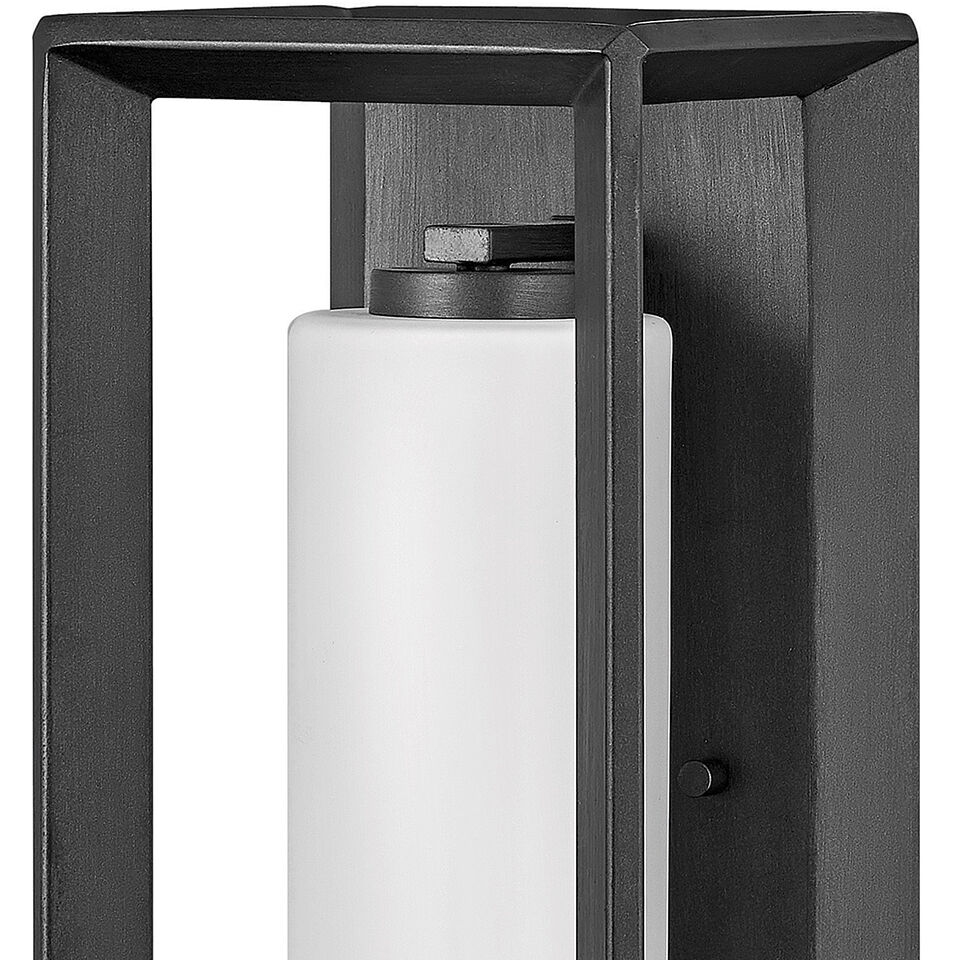 Rhodes Outdoor Wall Mount Lantern in Brushed Graphite