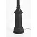 Luz 3 Light 84.5 inch Black Outdoor Post Light