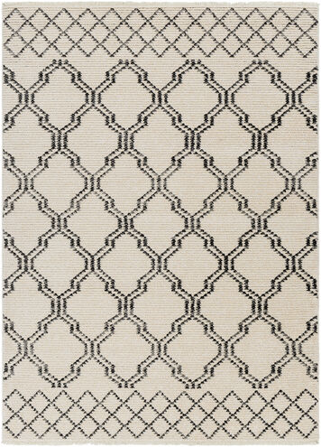 Calico 91 X 63 inch Light Grey Rug, Rectangle