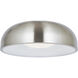 Lynx LED 12.6 inch Brushed Nickel Flush Mount Ceiling Light