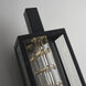Colonna Esterno 31 inch Matte Black Outdoor Wall Sconce