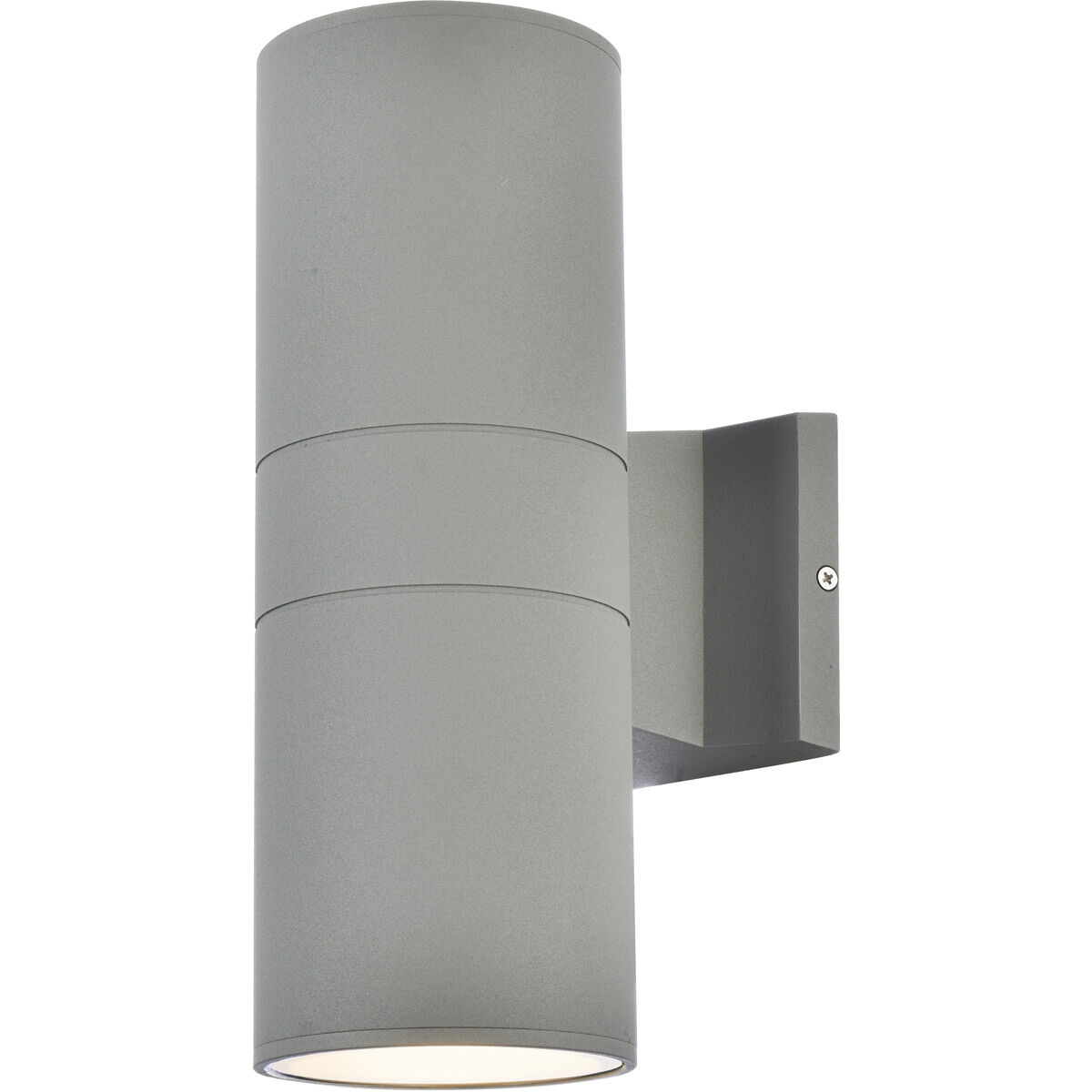 Raine 2 Light 12 inch Silver Outdoor Wall Light