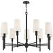 Fenwick 9 Light 42 inch Black Chandelier Ceiling Light