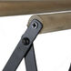 Anita 20 inch Brown/Black Wall Shelf