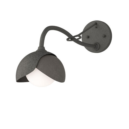Brooklyn 1 Light 6 inch Natural Iron and Dark Smoke Long-Arm Sconce Wall Light in Natural Iron/Dark Smoke, Long-Arm