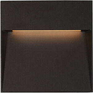 Casa LED 5 inch Black Outdoor Wall Sconce