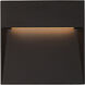 Casa LED 4.5 inch Black with Gray Exterior Wall/Step Light
