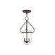 Canterbury 2 Light 10 inch Bronze Pendant Ceiling Light