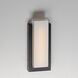 Tower LED 18 inch Black Outdoor Wall Sconce