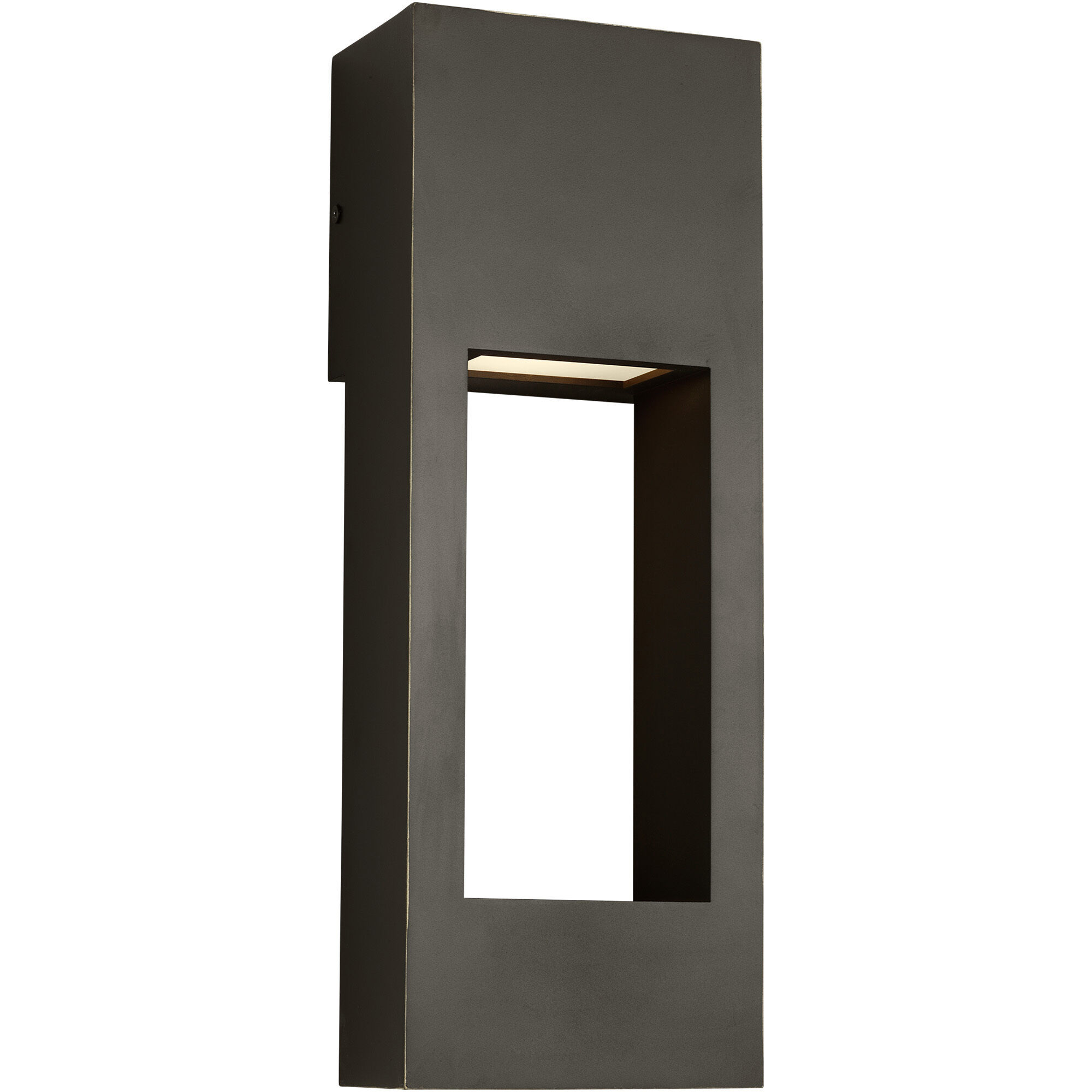 Testa LED 16 inch Antique Bronze Outdoor Wall Lantern