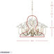 Wildflower 6 Light 26 inch Gold Dust/Artifact Chandelier Ceiling Light, Smithsonian Collaboration