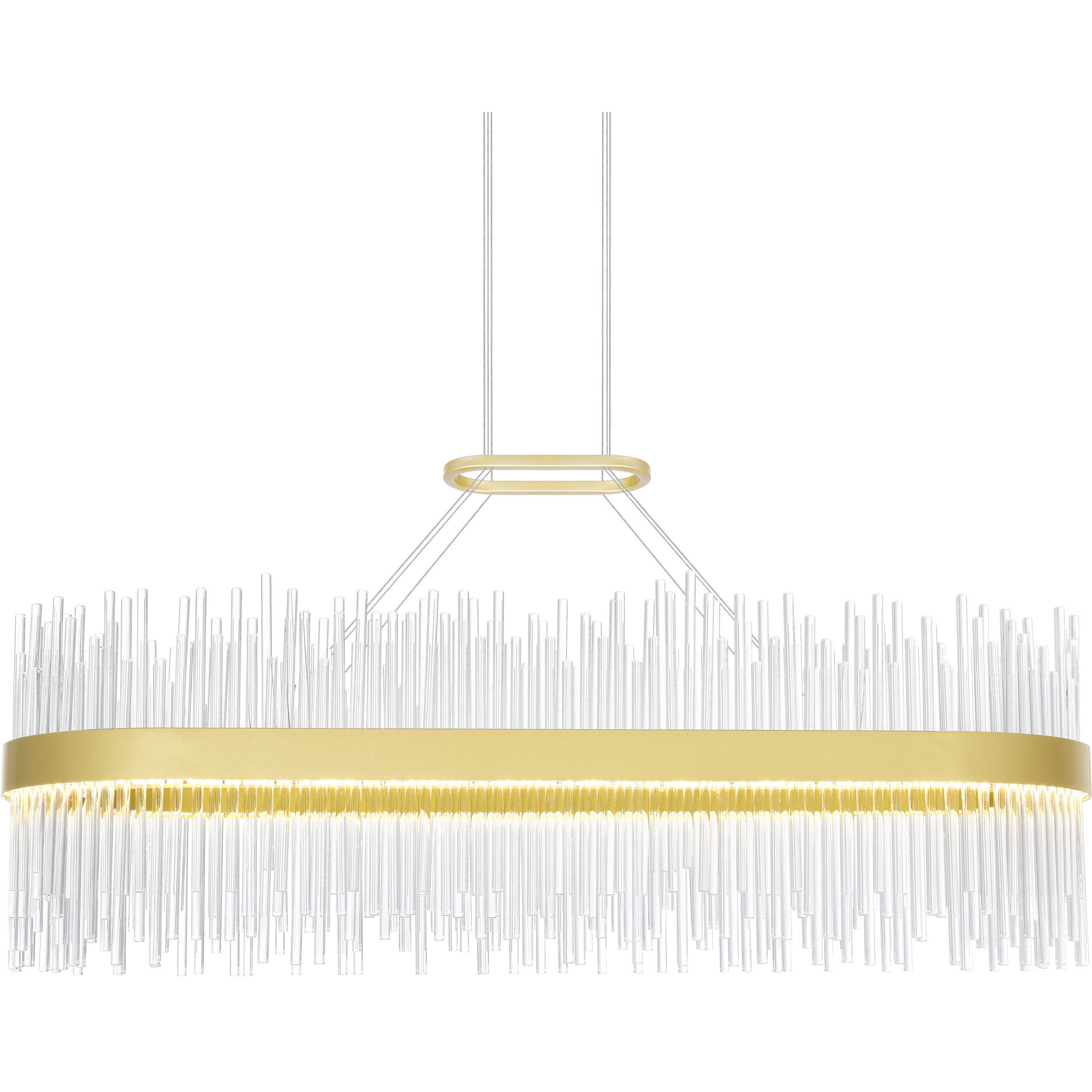 Genevieve LED 39 inch Medallion Gold Pool Table Light Ceiling Light