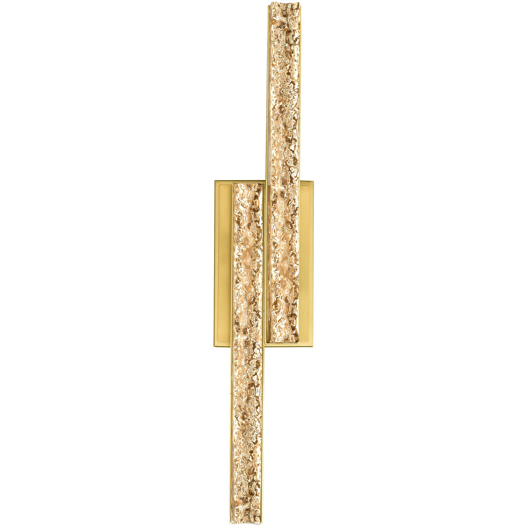 Stagger LED 24 inch Brass Vanity Light Wall Light