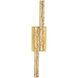Stagger LED 24 inch Brass Vanity Light Wall Light