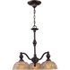 Dwight 3 Light 21 inch Oiled Bronze Chandelier Ceiling Light