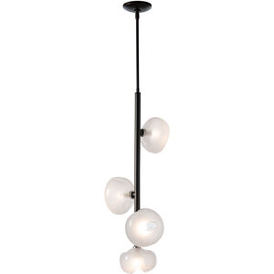 Ume LED 11.6 inch Ink Vertical Pendant Ceiling Light in Frosted
