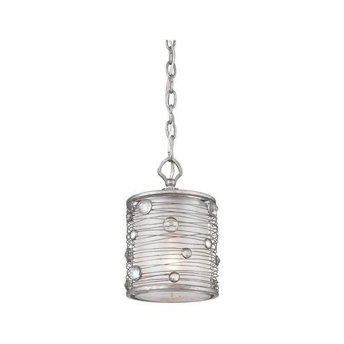 Joia 1 Light 7 inch Peruvian Silver Mini Pendant Ceiling Light