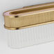 Marie Flanigan Menil LED 24 inch Soft Brass Linear Sconce Wall Light