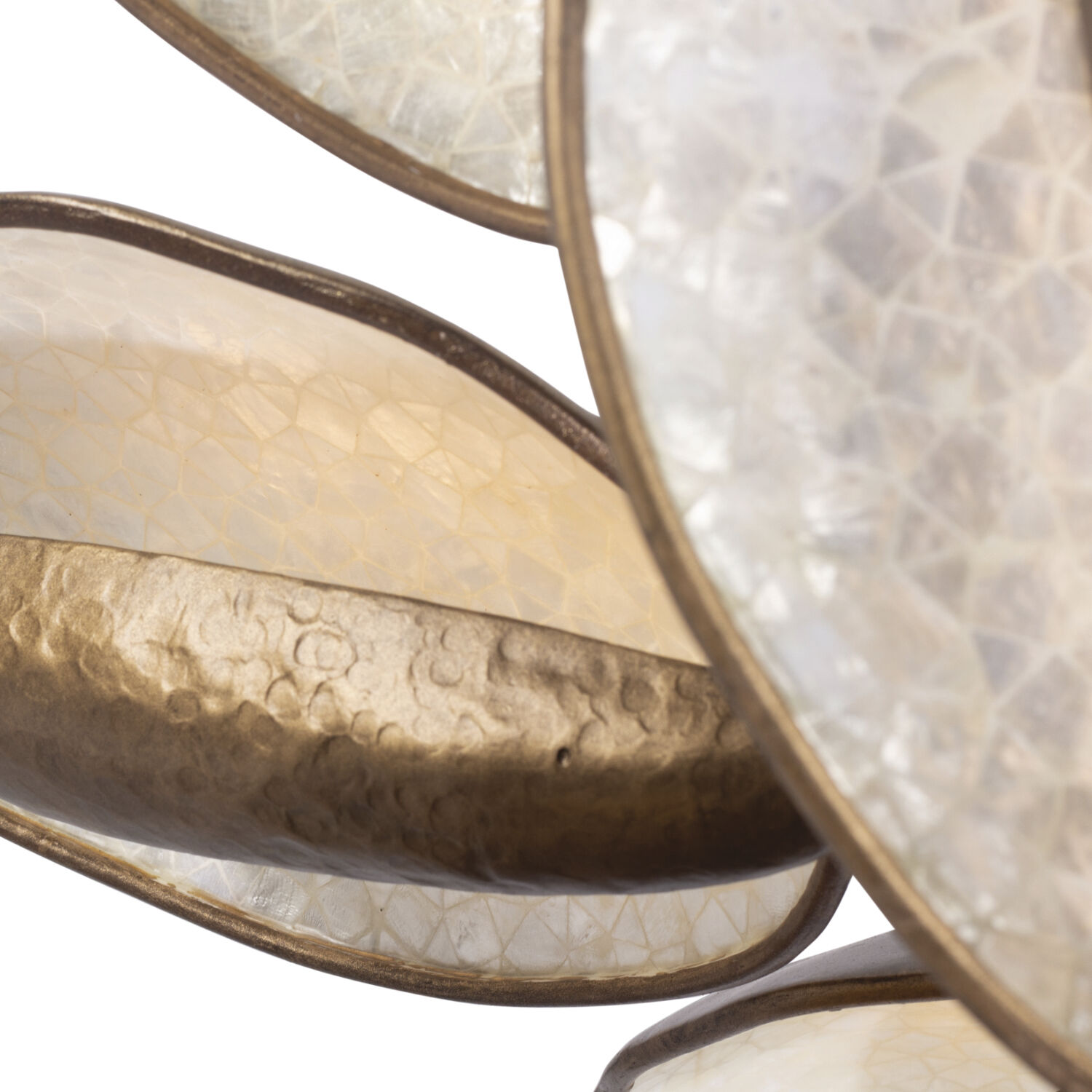 Spat 9 Light 27 inch Pearlized Antique Brass Pendant Ceiling Light