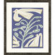 Animals Collection Blue Framed Art