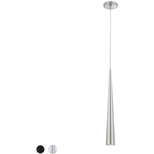 Sliver 1 Light 2.75 inch Polished Nickel Pendant Ceiling Light, Medium