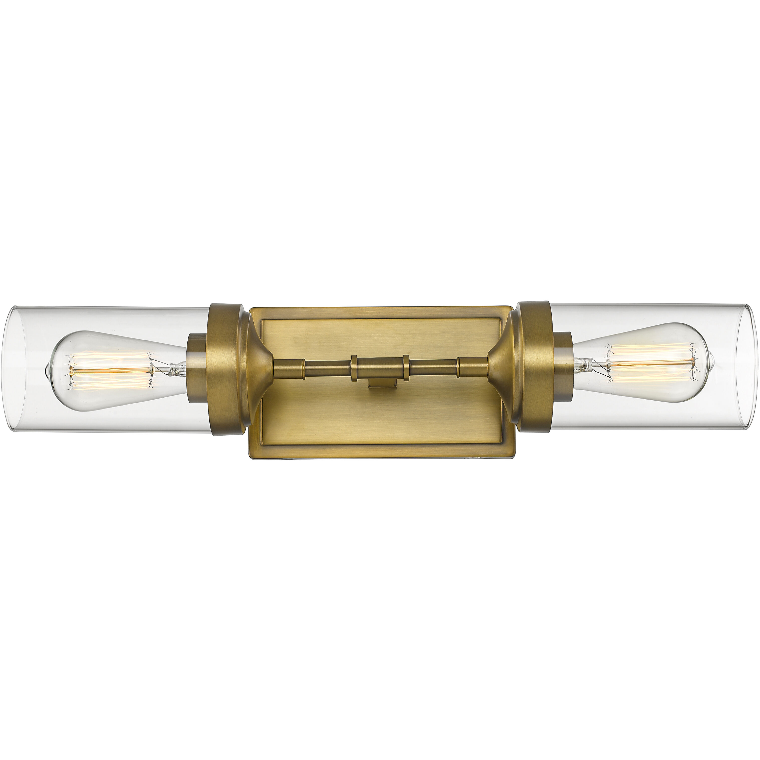 Calliope 2 Light 20.75 inch Foundry Brass Wall Sconce Wall Light