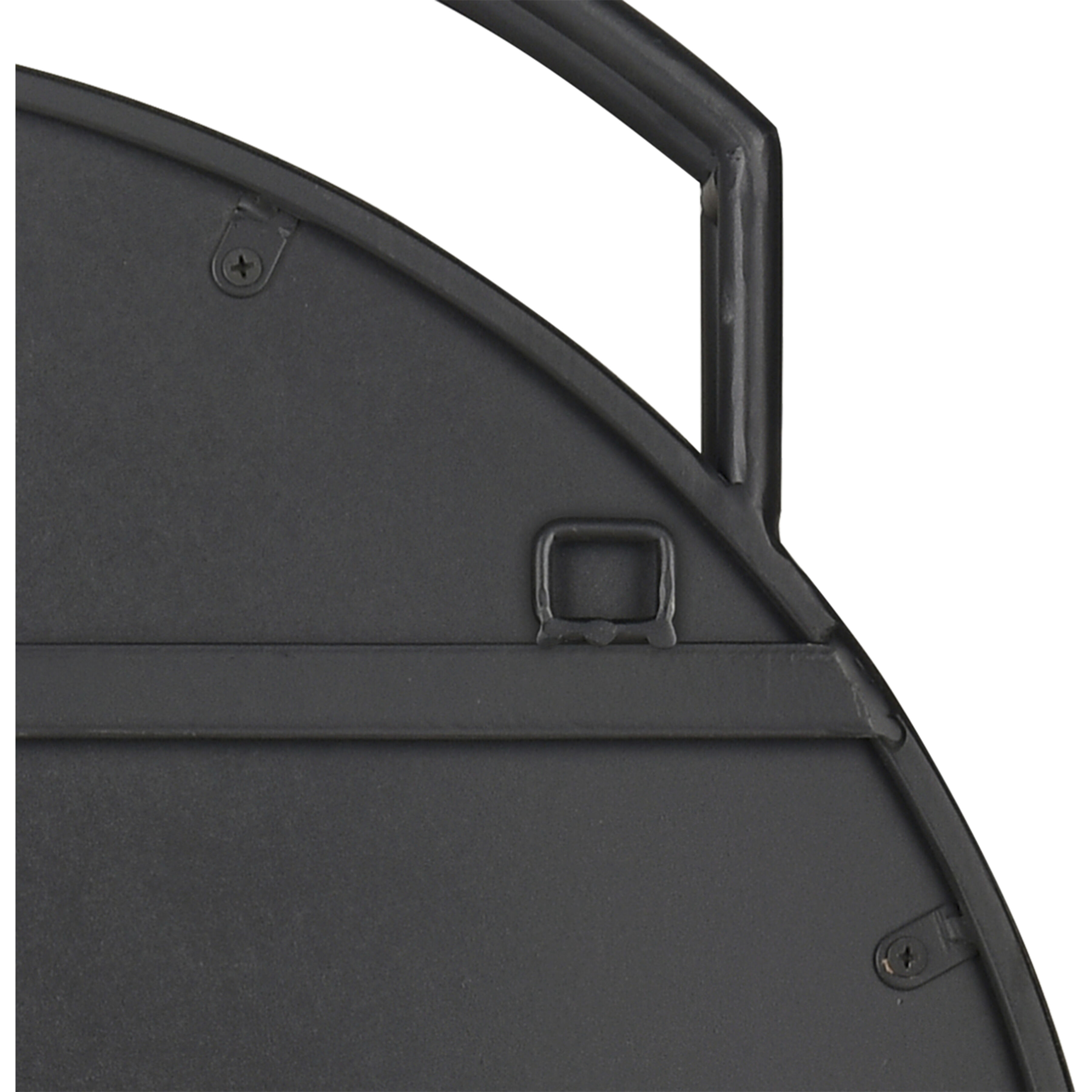 Jiri 29 X 23.75 inch Black with Mirror Wall Mirror