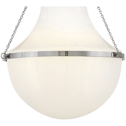 Collins 1 Light 20 inch Polished Nickel Pendant Ceiling Light, Large