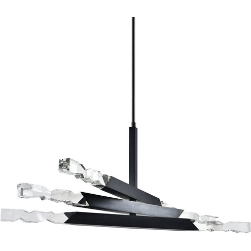 Mamadim 6 Light 48 inch Satin Brushed Black Chandelier Ceiling Light