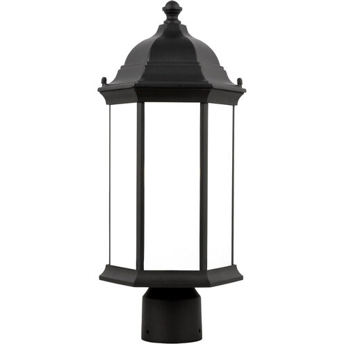 Sevier 1 Light 17.75 inch Black Outdoor Post Lantern, Medium