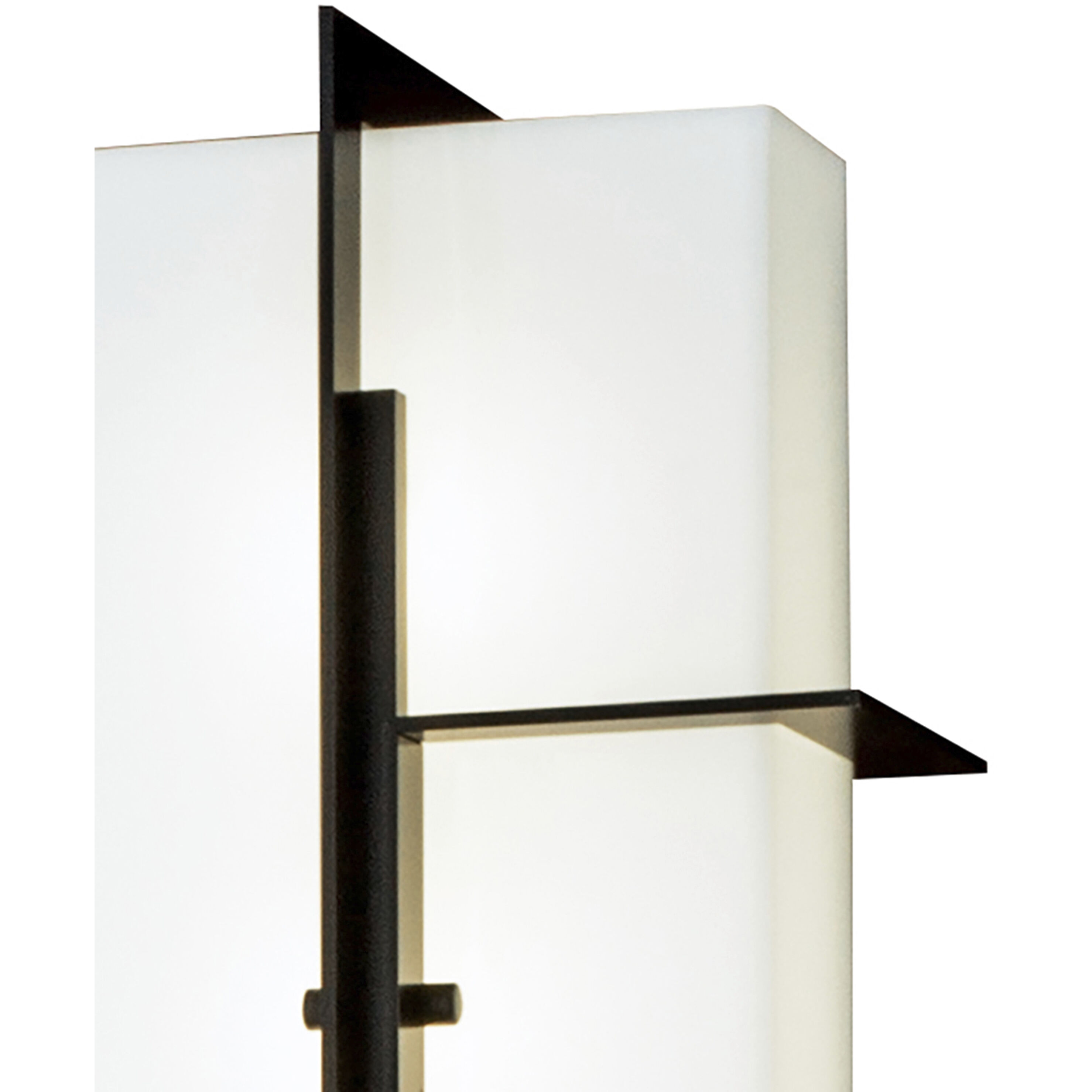 Matrix LED 18 inch Matte Black Outdoor Wall Sconce