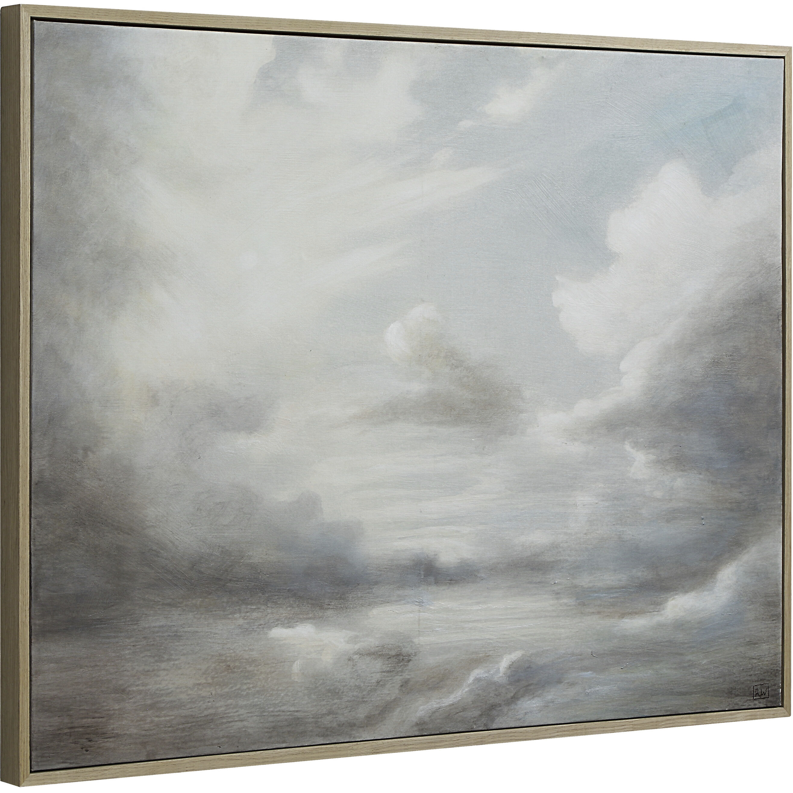 Anse Cream Canvas Art