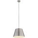 Lilly 1 Light 18 inch Brushed Nickel Pendant Ceiling Light