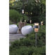Saturn LED 22 inch Stainless Steel Outdoor Post Mount Lantern