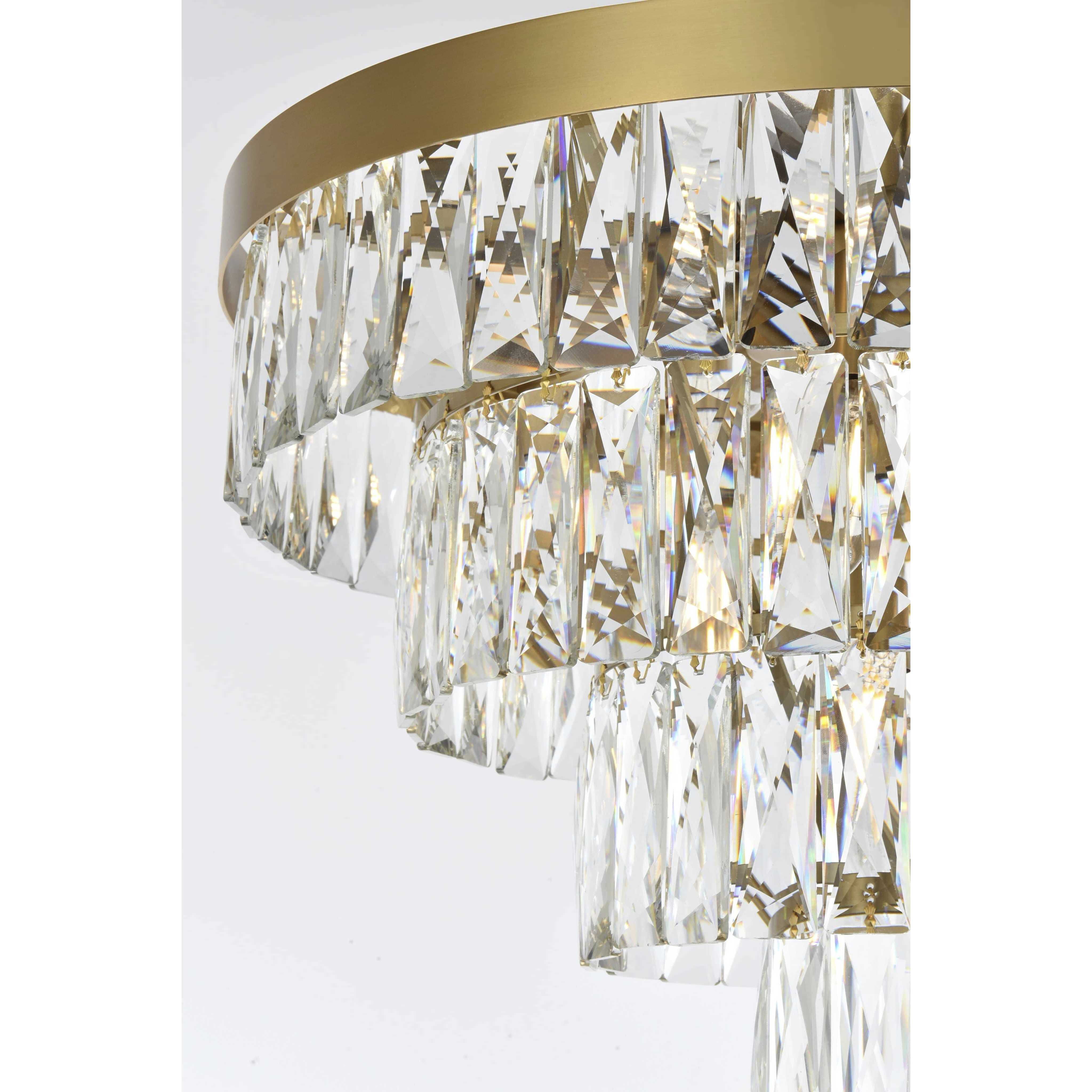 Josephine 10 Light 20 inch Satin Gold Chandelier Ceiling Light