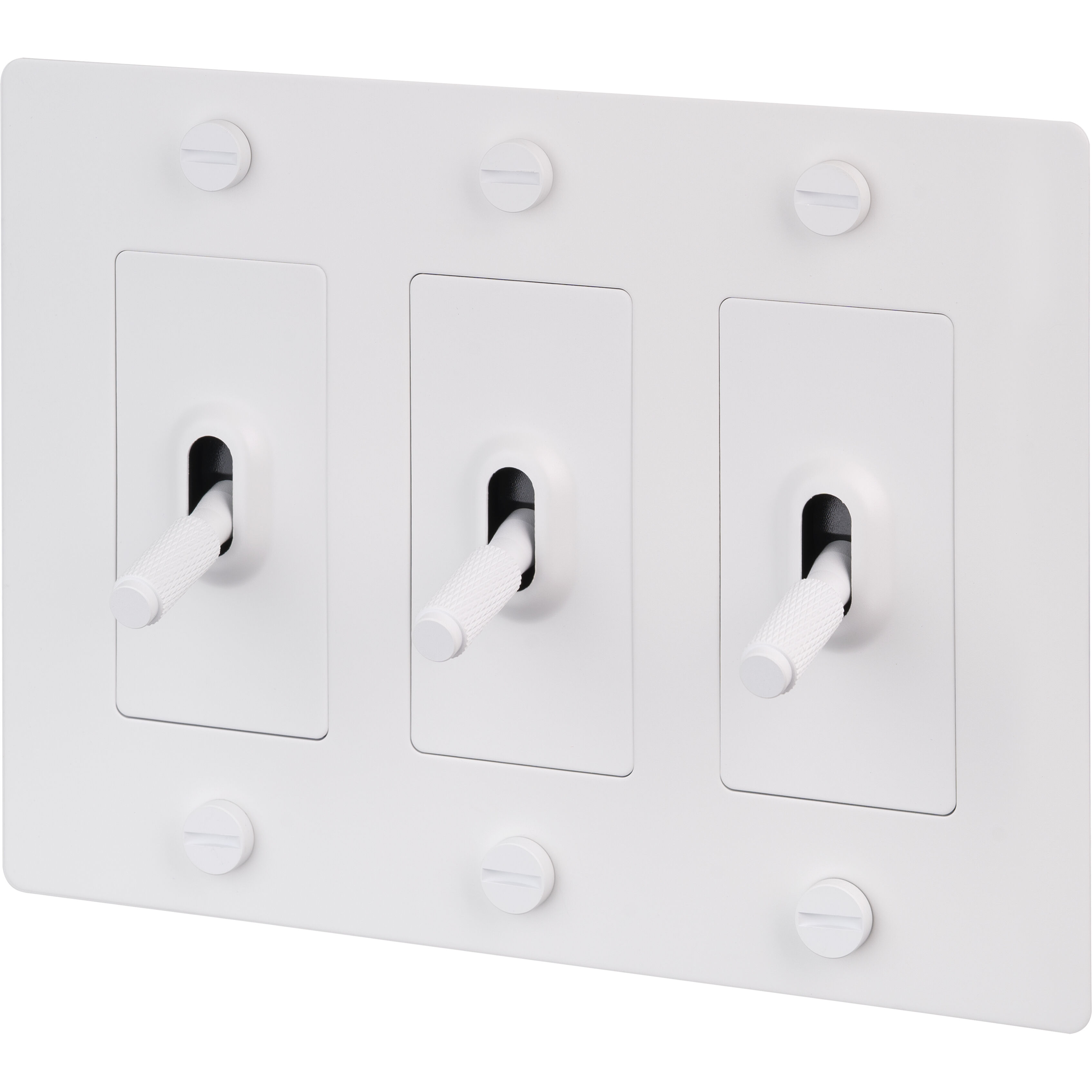 3G Toggle 120-277 White Light Switch