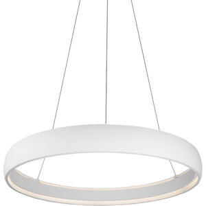 Halo LED 35 inch White Pendant Ceiling Light