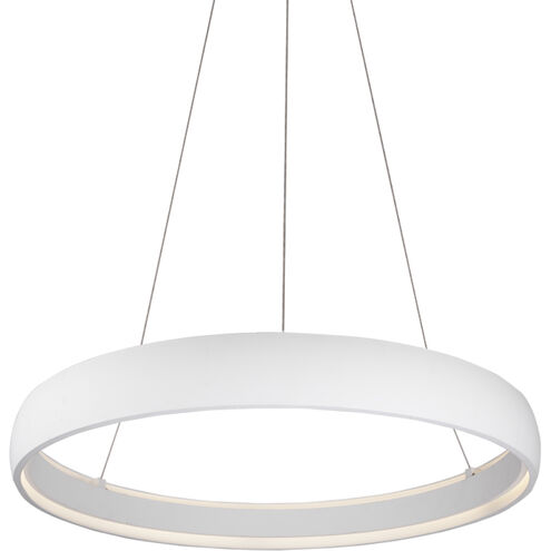 Halo LED 35.88 inch White Pendant Ceiling Light