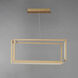 Penrose LED 16 inch Gold Linear Pendant Ceiling Light