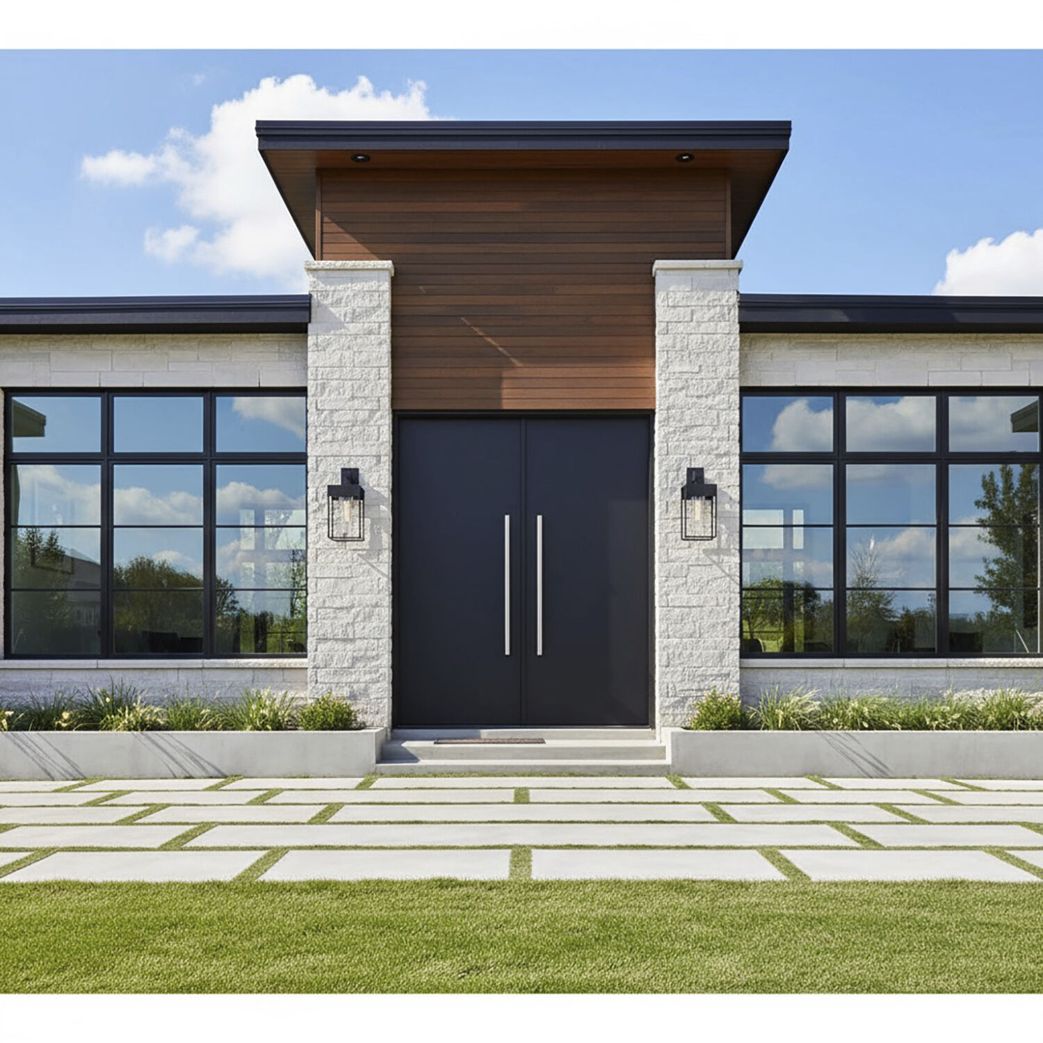 Weybridge LED 16.76 inch Black Outdoor Wall Light, Coach Light