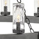 Open Air Sawyer LED 46 inch Aged Zinc with Distressed Black Outdoor Hanging