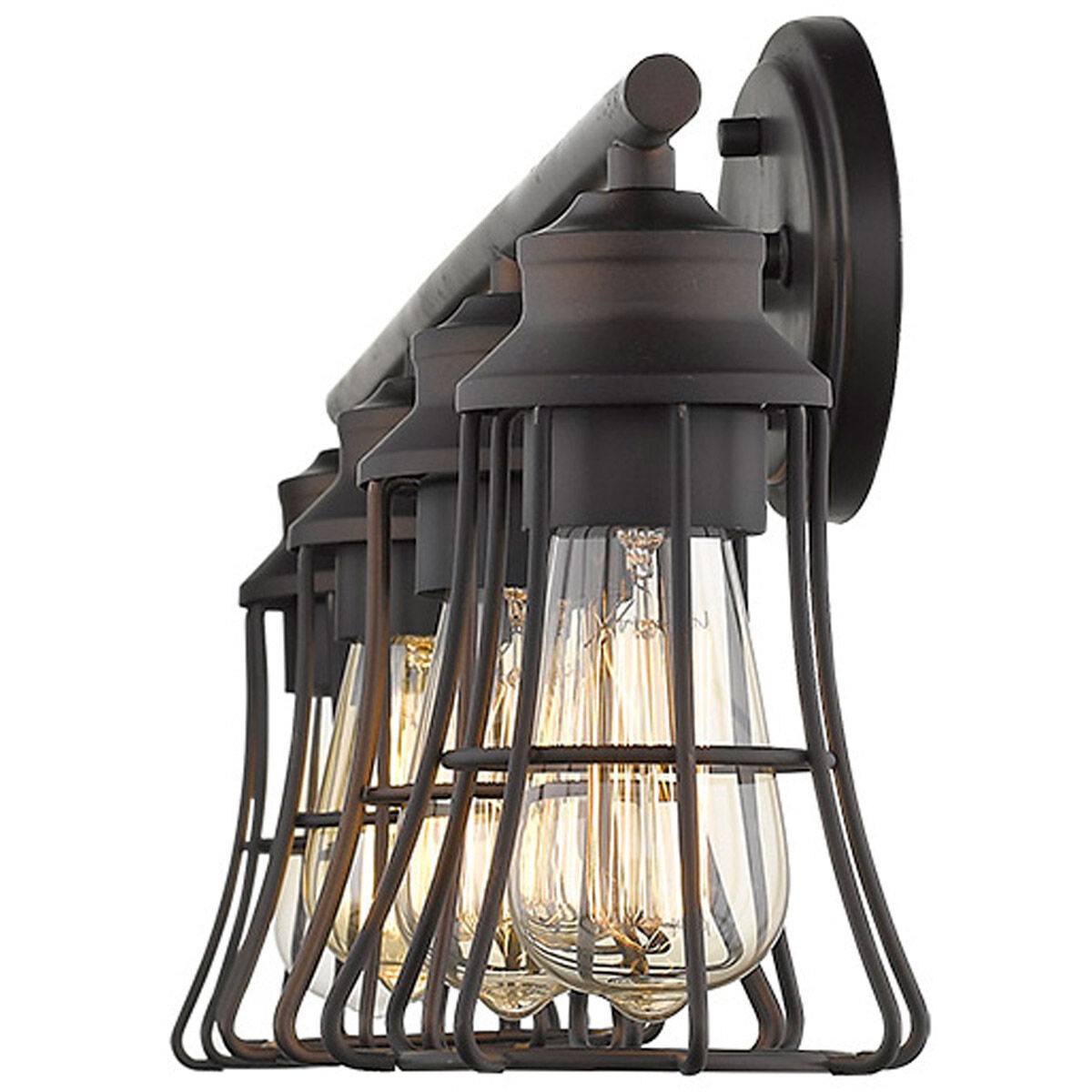 Piers 4 Light 32 inch Oil-Rubbed Bronze Vanity Light Wall Light