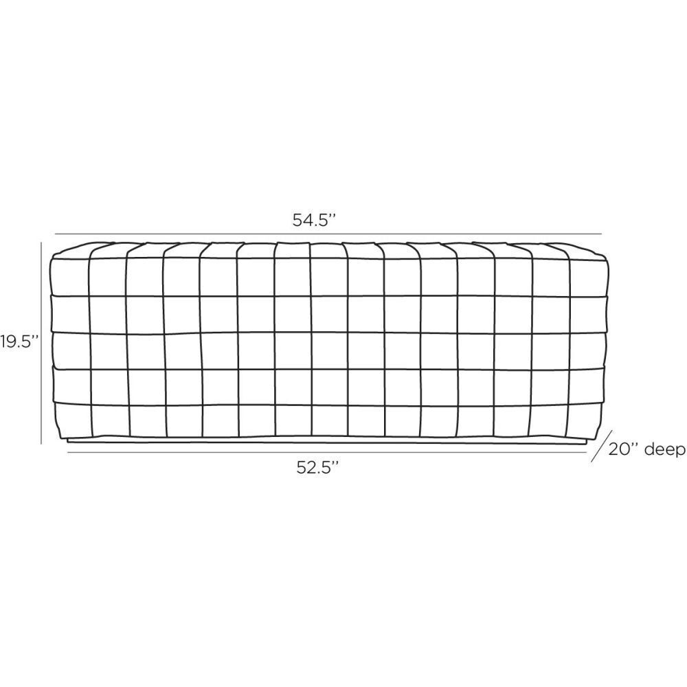 Lakewood 19.5 inch Stone Bench