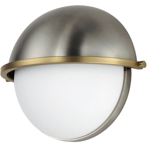 Duke 1 Light 9.5 inch Satin Nickel and Satin Brass Wall Sconce Wall Light