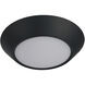 Slim Line LED 5.9 inch Flat Black Flushmount Ceiling Light
