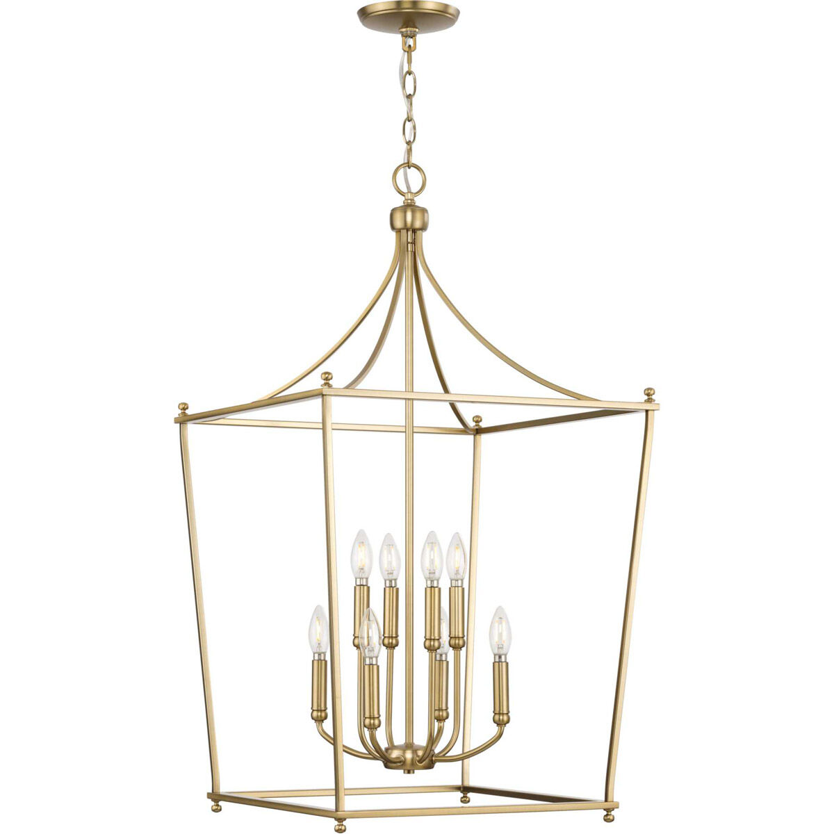 Parkhurst 8 Light 20 inch Brushed Bronze Foyer Light Ceiling Light