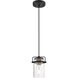Antebellum 1 Light 5 inch Black Mini Pendant Ceiling Light