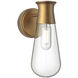 Alora Mood Marcel 1 Light 4.63 inch Aged Gold Wall/Vanity Light Wall Light
