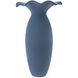 Ruffle 16.14 X 9.45 inch Vase in Blue